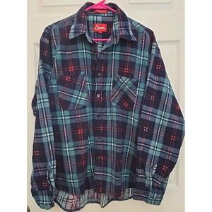 Coleman Large Flannel Shirt Men's Plaid